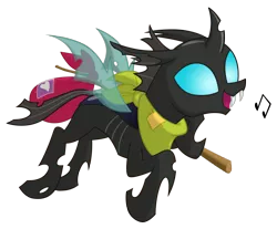 Size: 2300x1900 | Tagged: artist:equestria-prevails, bin, changeling, derpibooru import, doomie, safe, simple background, solo, transparent background