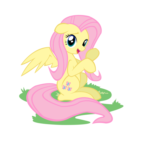 Size: 5000x5000 | Tagged: safe, artist:danmakuman, derpibooru import, fluttershy, pony, absurd resolution, cute, looking at you, open mouth, shyabetes, simple background, solo, transparent background, vector