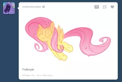 Size: 665x446 | Tagged: derpibooru import, fluttershy, gak, gakpony, goo pony, meme, meta, original species, safe, tumblr