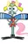 Size: 278x436 | Tagged: safe, artist:tdm1, derpibooru import, fluttershy, arnold, crossover, helga pataki, hey arnold, image, mordecai, parody, png, regular show, spongebob squarepants, spongebob squarepants (character), squidward tentacles, this isn't even my final form, walden, wat, we have become one, what has science done, wow wow wubbzy