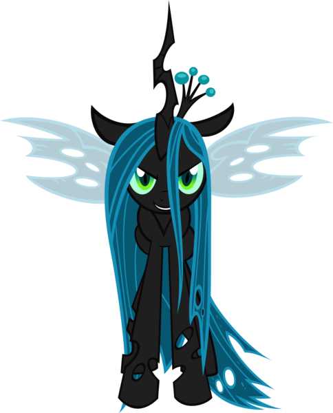 Size: 6000x7445 | Tagged: absurd resolution, artist:nabbiekitty, derpibooru import, queen chrysalis, safe, simple background, solo, transparent background, vector