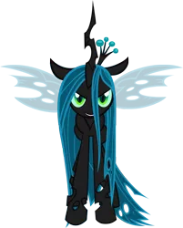 Size: 6000x7445 | Tagged: absurd resolution, artist:nabbiekitty, derpibooru import, queen chrysalis, safe, simple background, solo, transparent background, vector