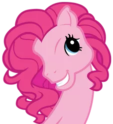 Size: 727x800 | Tagged: artist:j-brony, derpibooru import, g3, g4 to g3, generation leap, pinkie blind, pinkie pie, safe, simple background, solo, too many pinkie pies, transparent background, vector