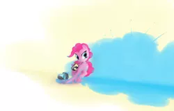 Size: 900x576 | Tagged: artist:caumen, derpibooru import, paint, paint on fur, pinkie pie, safe