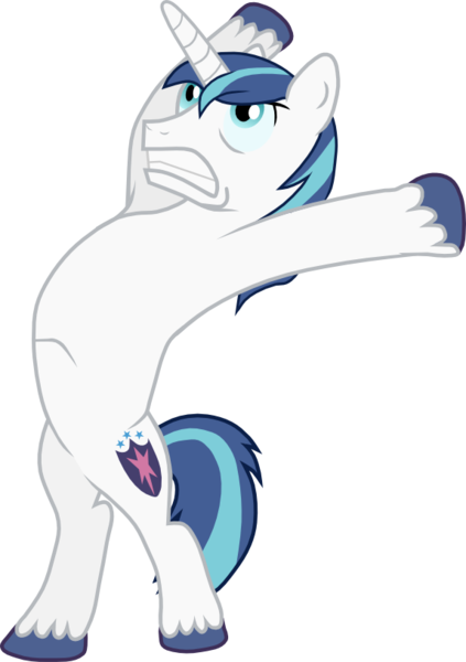 Size: 574x814 | Tagged: safe, artist:keanno, derpibooru import, shining armor, pony, the crystal empire, bipedal, simple background, solo, transparent background, vector