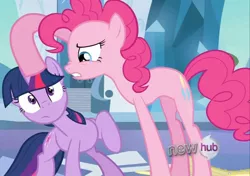 Size: 1232x867 | Tagged: derpibooru import, pinkie pie, safe, screencap, the crystal empire, twilight sparkle