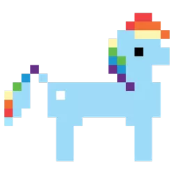 Size: 900x900 | Tagged: 8-bit, adventure ponies, artist:skeptic-mousey, derpibooru import, pixel art, rainbow dash, safe, simple background, sprite, transparent background, vector
