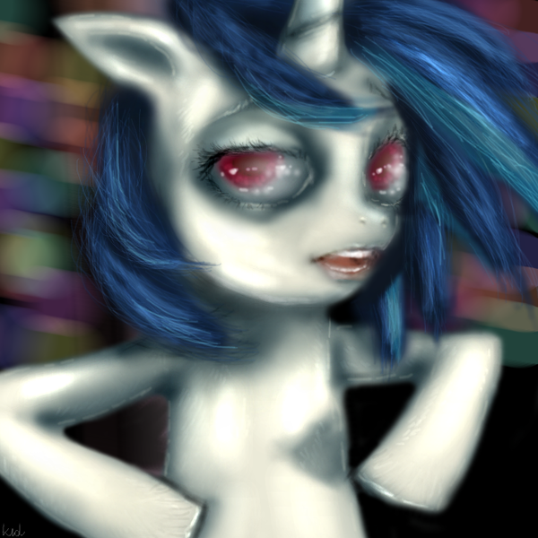 Size: 666x666 | Tagged: artist:klalaskaxd, derpibooru import, safe, vinyl scratch