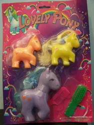 Size: 601x800 | Tagged: safe, derpibooru import, pony, bootleg, irl, lovely pony, my little pony, photo, toy