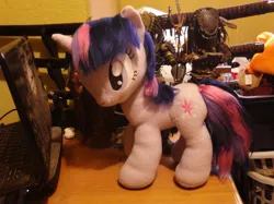 Size: 2592x1936 | Tagged: artist:tres-apples, derpibooru import, irl, photo, plushie, predator, safe, solo, twilight sparkle