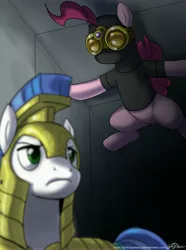 Size: 4024x5400 | Tagged: absurd resolution, artist:johnjoseco, derpibooru import, goggles, pinkie pie, royal guard, safe, splinter cell, spy