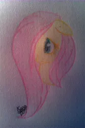 Size: 1000x1500 | Tagged: artist:rainbowdrool, derpibooru import, fluttershy, safe, traditional art