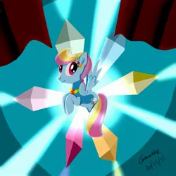 Size: 3000x3000 | Tagged: artist needed, source needed, safe, derpibooru import, rainbow dash, the crystal empire, crystallized