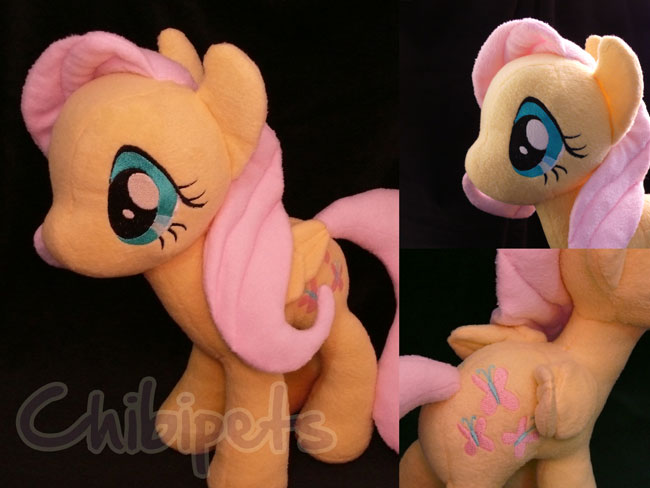 Size: 650x488 | Tagged: safe, artist:chibi-pets, derpibooru import, fluttershy, pony, irl, photo, plushie, solo