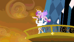 Size: 1920x1080 | Tagged: animated, bipedal, derpibooru import, epic wife tossing, fastball special, horn crystals, princess cadance, safe, screencap, shining armor, the crystal empire