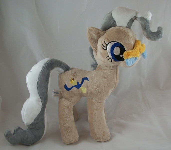 Size: 2478x2166 | Tagged: artist:finnickie, derpibooru import, glasses, irl, mayor mare, photo, plushie, safe, solo