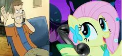 Size: 632x292 | Tagged: chris, dan vs, derpibooru import, exploitable meme, fluttershy, meme, phone meme, safe