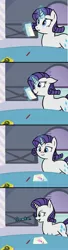 Size: 1077x3981 | Tagged: artist:waywardtrail, artist:zestyoranges, ask ecstatic rarity, derpibooru import, rarity, safe, tumblr