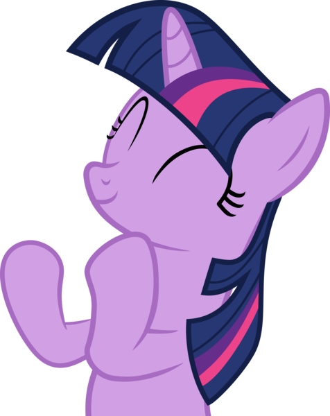 Size: 4000x5044 | Tagged: artist:jaaryx13, clapping, derpibooru import, look before you sleep, safe, simple background, solo, transparent background, twilight sparkle, vector