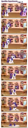Size: 720x3230 | Tagged: artist:navitaserussirus, comic, dead source, derpibooru import, goo pony, i need healing, melting, original species, rarity, rarity is a marshmallow, safe, science, sparkles experiments, twilight sparkle