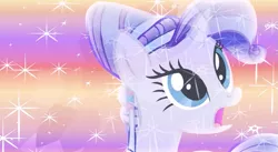 Size: 851x465 | Tagged: safe, artist:galaxyart, derpibooru import, rarity, crystal pony, pony, crystallized, fabulous secret powers, heyyeyaaeyaaaeyaeyaa, video