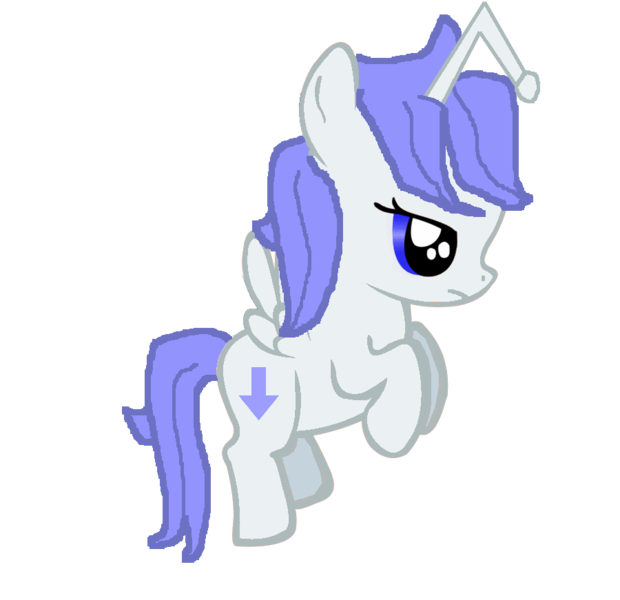 Size: 900x871 | Tagged: safe, artist:pony87xyz, derpibooru import, oc, oc:discentia, unofficial characters only, pegasus, pony, cutie mark, downvote, female, filly, flying, reddit, solo, wings