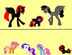Size: 900x688 | Tagged: safe, derpibooru import, oc, unofficial characters only, alicorn, pony, pony creator, 9000 hours in pony creator, alicorn oc, familiar, red and black oc