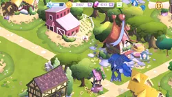 Size: 1280x720 | Tagged: safe, derpibooru import, princess luna, alicorn, pony, butt wings, female, game screencap, gameloft, mare