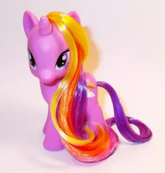 Size: 804x845 | Tagged: safe, artist:shadow1085, derpibooru import, official, rainbow flash, pony, brushable, irl, photo, solo, toy