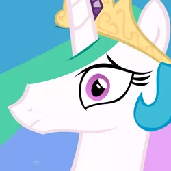 Size: 1000x1000 | Tagged: artist:spinnyhat, derpibooru import, frown, looking at you, princess celestia, safe, solo, surprised, vector, wide eyes, worried