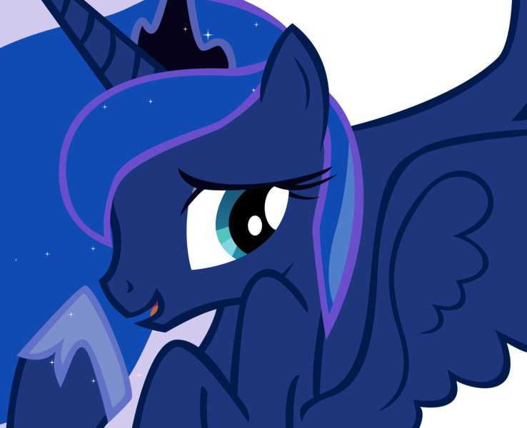 Size: 4000x3252 | Tagged: artist:spinnyhat, close-up, derpibooru import, princess luna, safe, simple background, solo, transparent background, vector