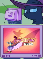 Size: 563x771 | Tagged: darkwing duck, derpibooru import, exploitable meme, mare do well, meme, safe, tv meme, vector