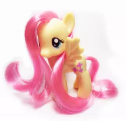 Size: 1024x981 | Tagged: safe, artist:shadow1085, derpibooru import, official, fluttershy, pony, brushable, irl, photo, solo, toy