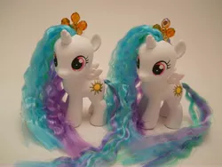 Size: 4320x3240 | Tagged: safe, artist:tiellanicole, derpibooru import, princess celestia, pony, brushable, custom, filly, irl, photo, toy