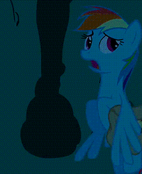 Size: 245x300 | Tagged: animated, derpibooru import, party of one, pinkie pie, rainbow dash, safe, screencap