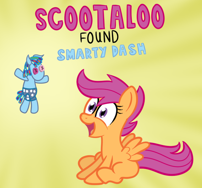 Size: 751x700 | Tagged: artist:tertonda, derpibooru import, rainbow dash, safe, scootaloo, smarty pants