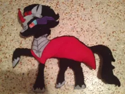 Size: 640x480 | Tagged: artist:karianakreations, derpibooru import, irl, king sombra, photo, pillow, plushie, safe