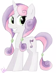 Size: 962x1264 | Tagged: artist:daisy-dictator, crystallized, derpibooru import, older, safe, solo, sweetie belle