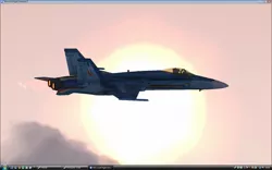 Size: 1680x1050 | Tagged: aircraft, airplane dash, derpibooru import, f/a-18 hornet, fsx, jet, jet fighter, plane, rainbow dash, safe, skin