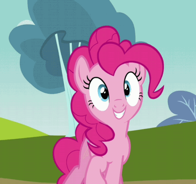 129310 animated, cropped, derpibooru import, pinkie pie, safe, screencap, solo, too many