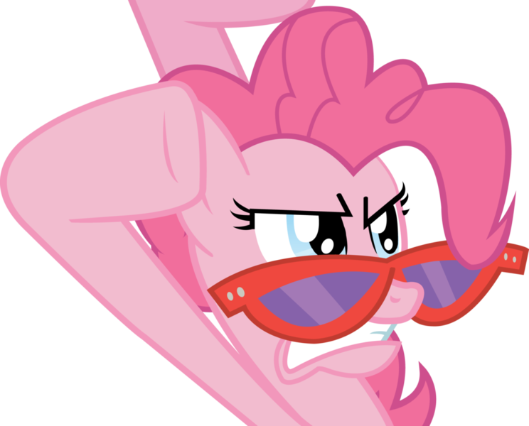 Size: 1024x826 | Tagged: artist:misspepperony, derpibooru import, glasses, pinkie pie, safe, simple background, transparent background, vector