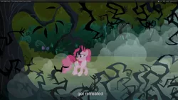 Size: 1920x1080 | Tagged: derpibooru import, pinkie pie, safe, screencap, too many pinkie pies, youtube caption