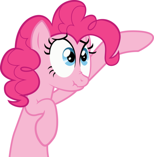 Size: 7612x7753 | Tagged: absurd resolution, artist:rainbowplasma, derpibooru import, pinkie pie, safe, scrunchy face, simple background, solo, too many pinkie pies, transparent background, vector