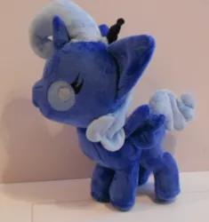 Size: 424x451 | Tagged: safe, artist:sophillia, derpibooru import, princess luna, pony, filly, irl, photo, plushie, solo, woona