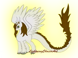 Size: 900x675 | Tagged: safe, artist:lightningchaserart, derpibooru import, oc, unofficial characters only, dracony, dragon, original species, pony, crossbreed