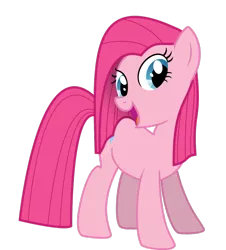 Size: 900x995 | Tagged: artist:eagle1division, cute, cuteamena, derpibooru import, pinkamena diane pie, pinkie pie, safe, simple background, straight hair, transparent background, vector