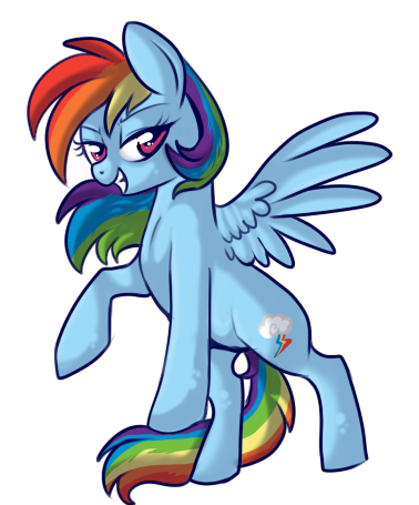 Size: 378x455 | Tagged: artist:lulubell, derpibooru import, rainbow dash, safe, simple background, solo, transparent background