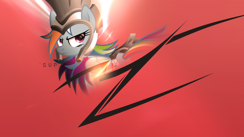 Size: 1600x900 | Tagged: armor, artist:mikoyanx, derpibooru import, rainbow dash, safe, wallpaper