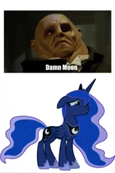 Size: 2592x3888 | Tagged: christmas, derpibooru import, doctor who, image macro, princess luna, sad, safe, sontaran, strax