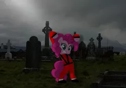 Size: 800x557 | Tagged: derpibooru import, graveyard, pinkie pie, safe, thriller, wallpaper